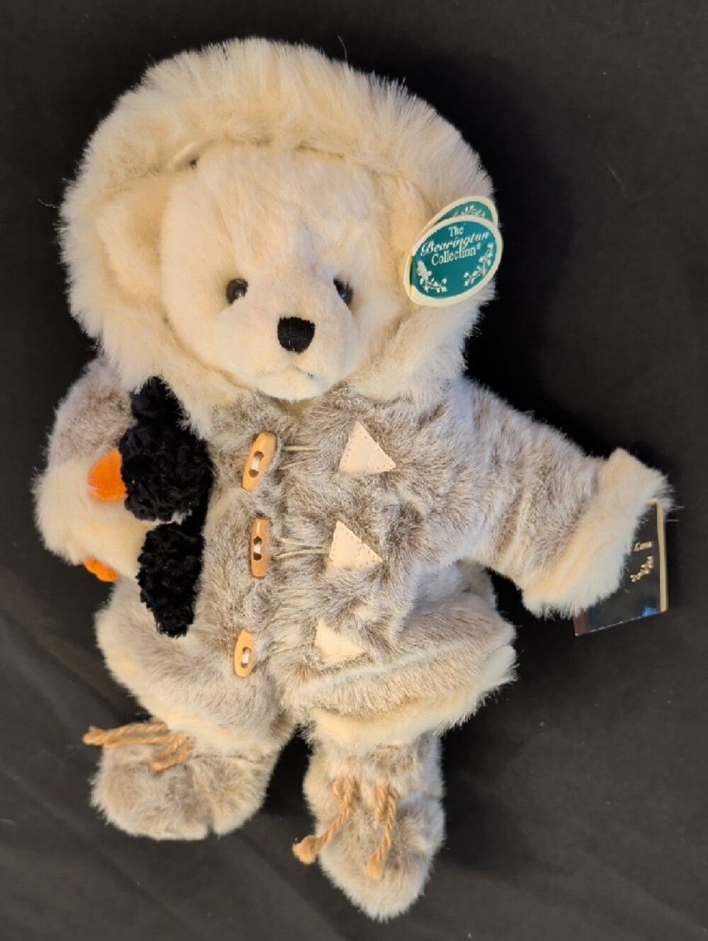 Bearington Collection Iggy & Lou Polar Bear Penguin Plush 14" NWT